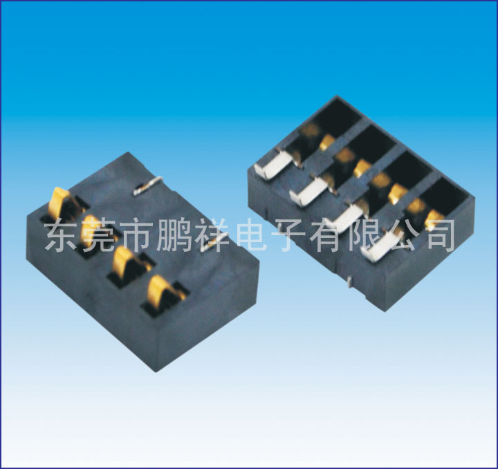 CP75系列，2.5mm彈片電池連接器