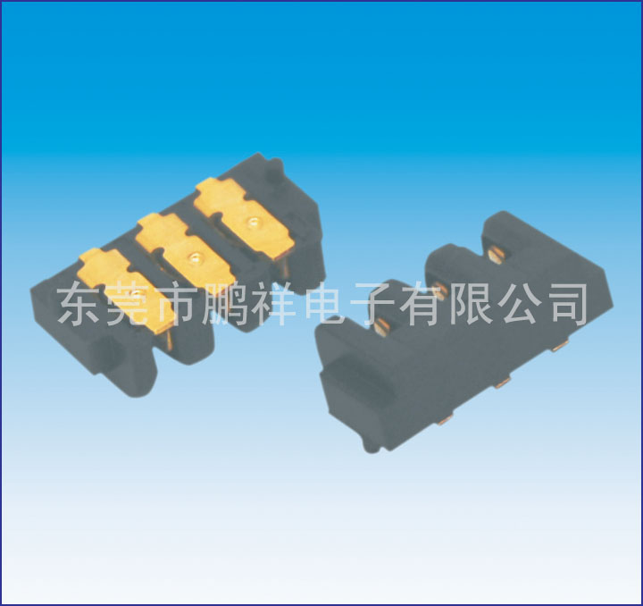 002系列，2.0mm電池母座3PIN